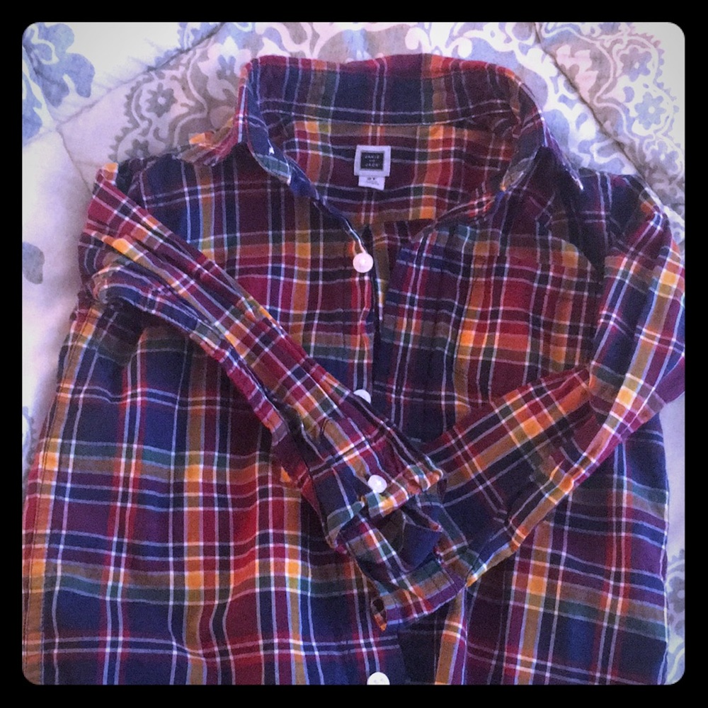Boys button up shirt with collar